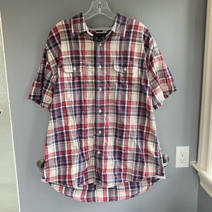 Tommy Hilfiger Plaid Short Sleeve Shirt